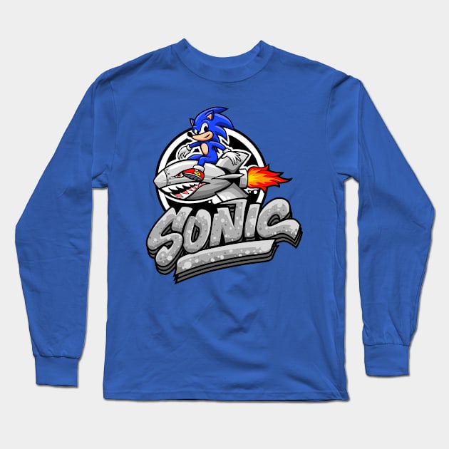 sonic fly Long Sleeve T-Shirt by Brown777